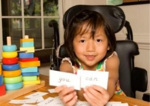 Girl Reading Sight Words