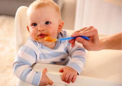 Baby Eating Homemade Food